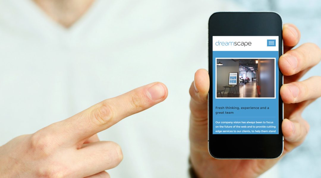 Mobile first approach to responsive web design